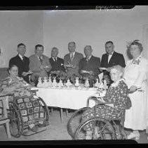 Two women in wheelchairs