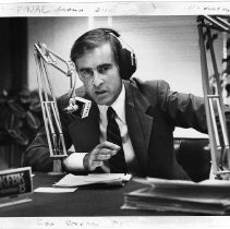 "Gov. Brown hosts talk show at KFBK talk show in Sacramento Tuesday."