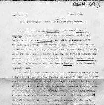 Photocopy of press release announcing upcoming presentation of life-size statue of Poseidon, which will stand in the Sacramento Community Center complex, as a gift of Greece to the City of Sacramento