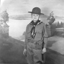 Boy Scout Standing