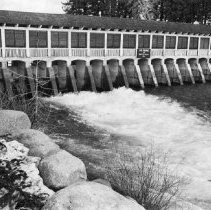 High Water Flow Rate from Lake Tahoe Dam at Tahoe City