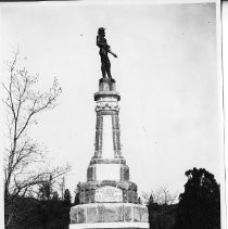 Photograph of the James W. Marshall State Historic Monument in the Marshall State Historic Park