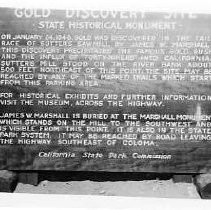 State Historical Monument of James Marshall's gold discovery site