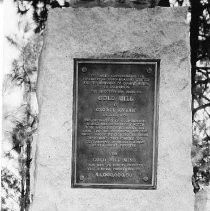 Monument Marking Discovery of Quartz Gold in Grass Valley
