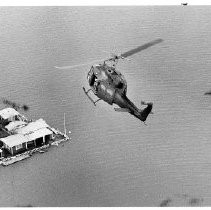 Helicopter Surveys Flood
