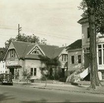 The Van Voorhies House and carriage house