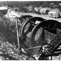 Oroville Dam dredge train