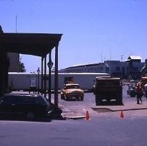 View of the South Parking Garage in Old Sacramento