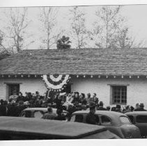 Dedication of Indian Museum, Sutter's Fort--from the scrapbook "Flora Schmittgen: This Is Your Life - April 7, 1955