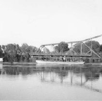 Bridge being transported