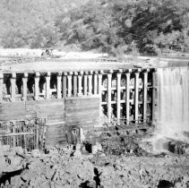 Construction of Head Dam, Folsom