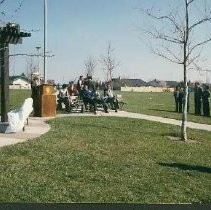 Walerga Park Plaque Dedication: Speaker at Podium