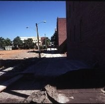 Old Sacramento. Old Sacramento. View of the Firehouse Alley between I and J Streets