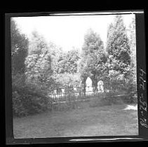 Tombstones in the New Helvetia Cemetery