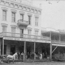 Lyon & Curtis Building, 117 J Street, between Front and 2nd Streets, c. 1885