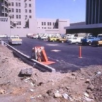 Views of the Holiday Inn Hotel downtown under construction at 4th and 5th Streets on K Street