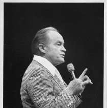 Bob Hope, the legendary comedian and movie and TV star, performing at the Music Circus in Sacramento