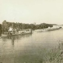 Cargo Tug boat and barges