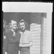 A young woman and an elderly woman