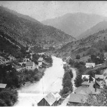 Village in the foothills