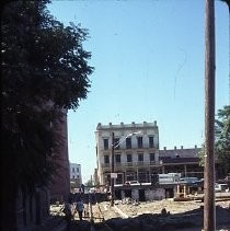 Old Sacramento. Old Sacramento. View of the Firehouse Alley between I and J Streets