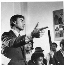 Edmund "Jerry" Brown, Jr., campaigning