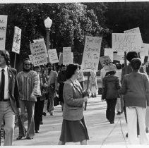 Social service protest