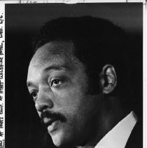 Jesse Jackson, the civil rights activist, founder of Rainbow/PUSH, and Baptist minister who ran for president in 1984 and 1988 and served as the first U.S. Shadow Senator from D.C. He is at a press conference at the Hyatt Wilshire Hotel, L.A