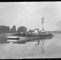 Barge on the Sacramento River