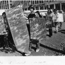 Anti-smoking protest