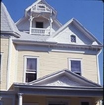 View of a three story Victorian House