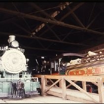 Old Sacramento historic district. View of the Tanscontinental Railroad Survey of 1969 for the centennial of the completion of the transcontinental railroad