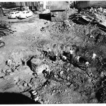 Drake's Bay. "Possible Drake site excavation - Sept. 1948 - Drake's Bay, Calif."