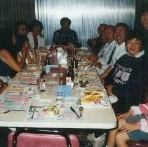 Tule Lake Linkville Cemetery Project 1989: JACLers at Dinner