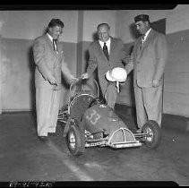 American Legion with soap box derby car