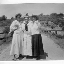 The Acornette Basketball Girls, Del Paso Park Picnic--from the scrapbook "Flora Schmittgen: This Is Your Life - April 7, 1955