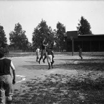 Children on playground at school