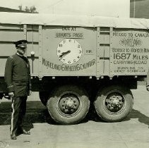 Transport Truck and Police