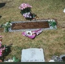 Tule Lake Linkville Cemetery Project 1989: Close-Up of Memorial Gravestone