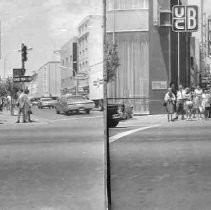 Looking west down K Street from 10th