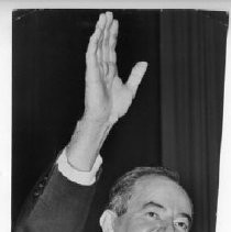 Hubert Humphrey, longtime U.S. Senator from Minnesota, 38th Vice President (under LBJ, 1965-1969), Democratic nominee for President, 1968