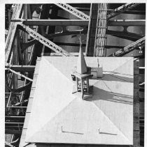 Aerial view of the top of Tower Bridge