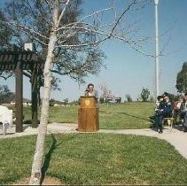 Walerga Park Plaque Dedication with Unknown Male Speaker