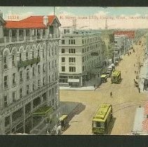 K Street from 11th looking west, Sacramento, Cal