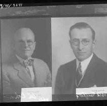 Scottish Rite portraits of Aloysius S.Cohn and William A. Sitton