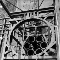 Alpha. View of Test Stand 2B showing diffuser installation