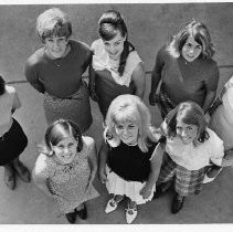 One of these sponsored young women will reign over Sacramento State College 1966 Homecoming