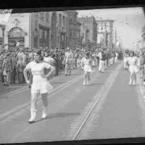 Marching band in a parade