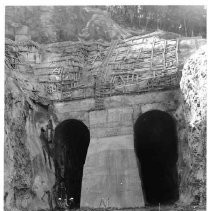 Two diversion tunnels are a part of the new Bullards Bar Dam project