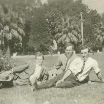 Wesley Thomas with friend and Norman Lawlor at Capitol Park